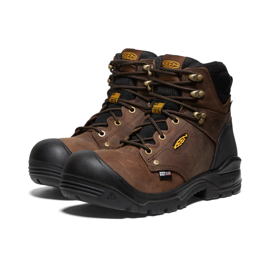Independence 6" Waterproof Soft Toe::Dark Earth/Black
