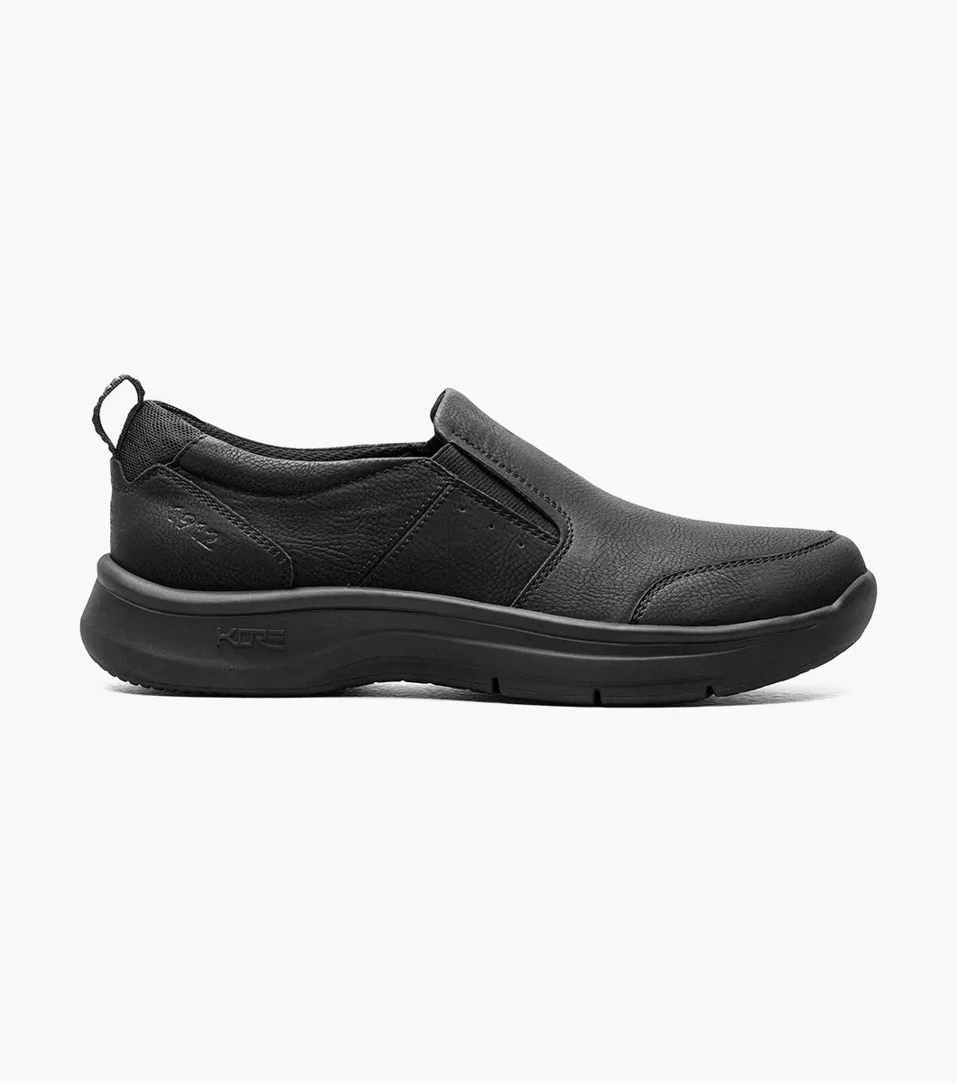 Elevate Moc Toe Slip On::Black
