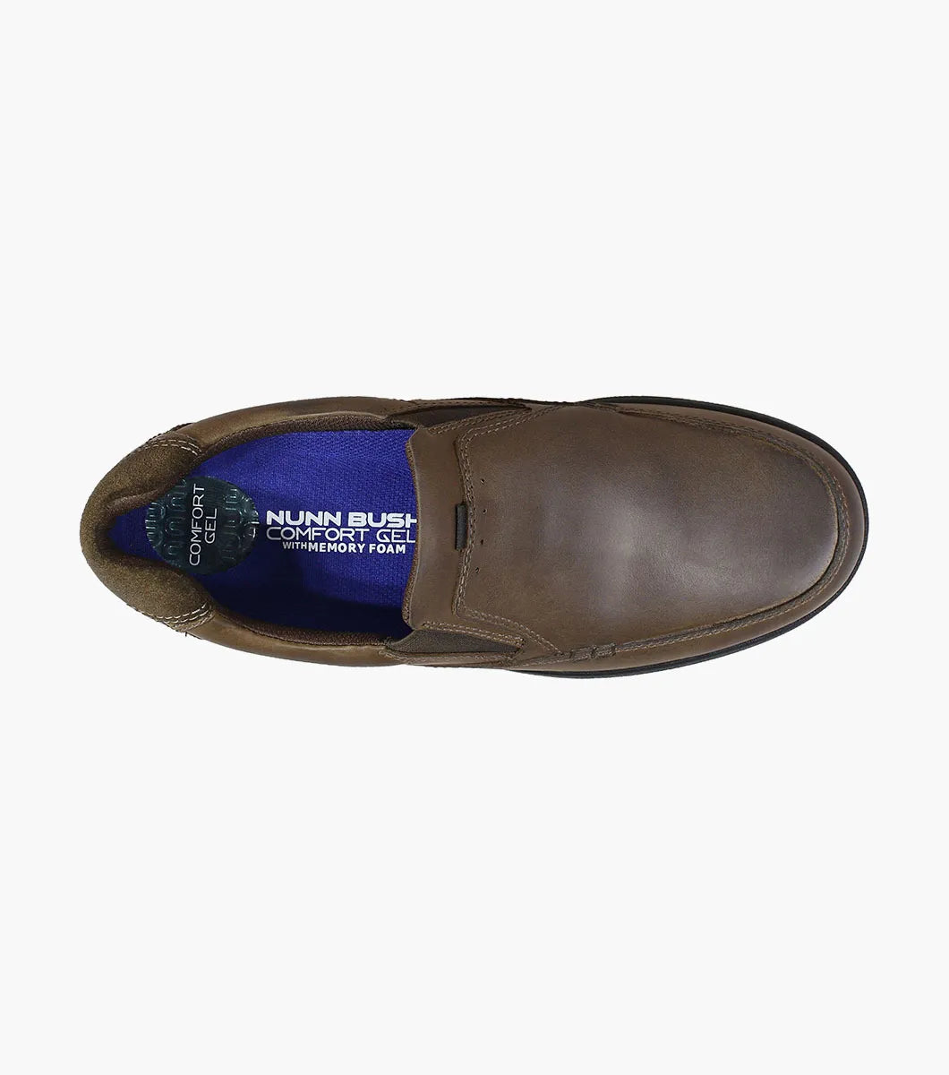 Cam Moc Toe Slip-On::Brown