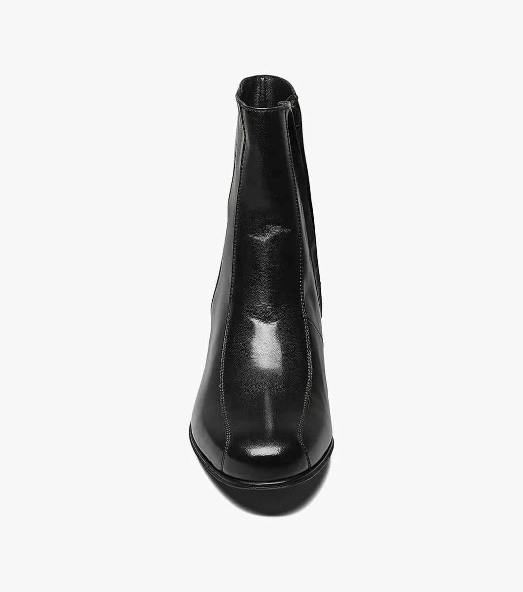 Duke Bike Toe Zipper Boot::Black
