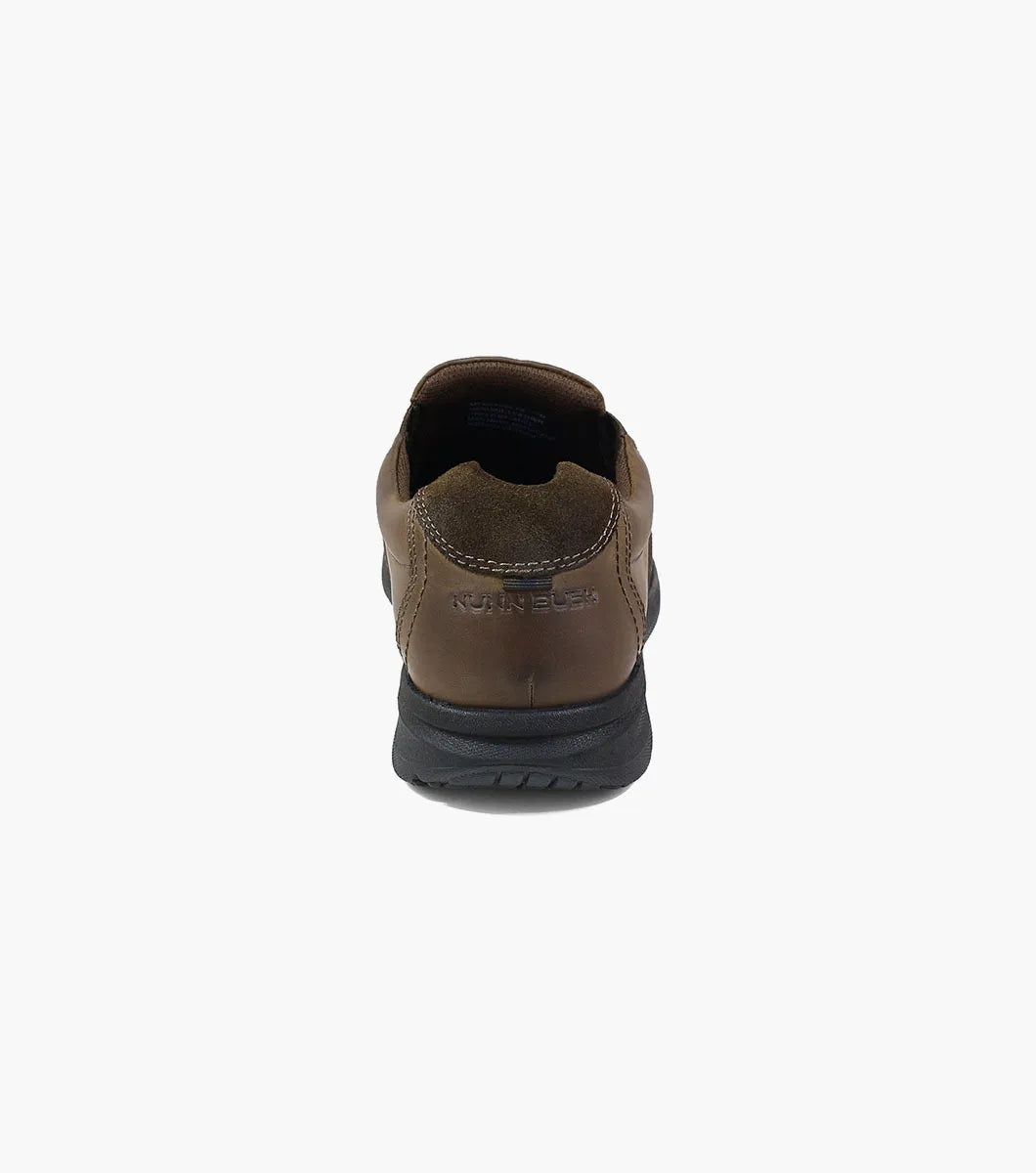 Cam Moc Toe Slip-On::Brown