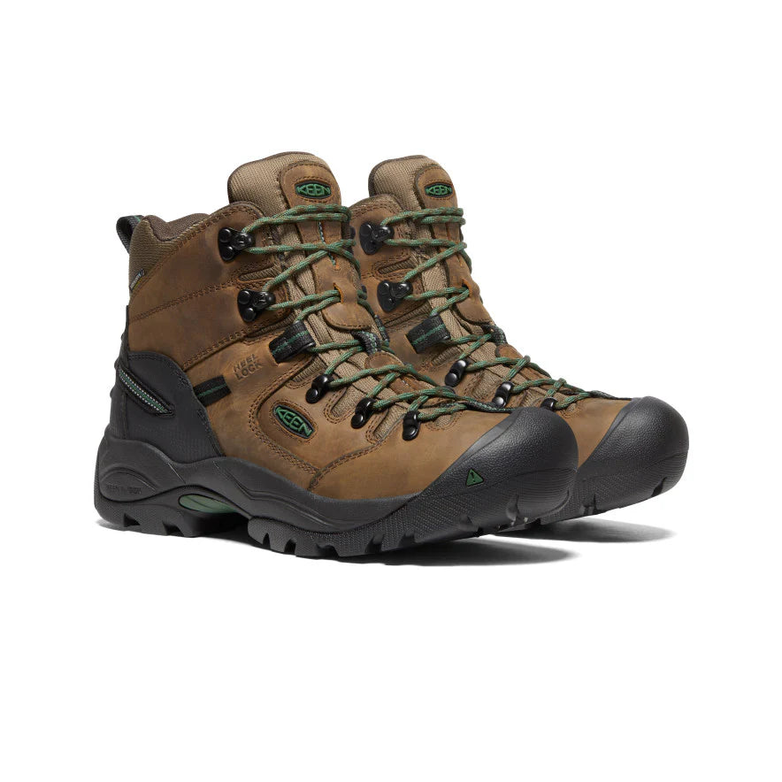 Pittsburgh Energy 6" Waterproof Soft Toe::Cascade Brown/Greener Pastures