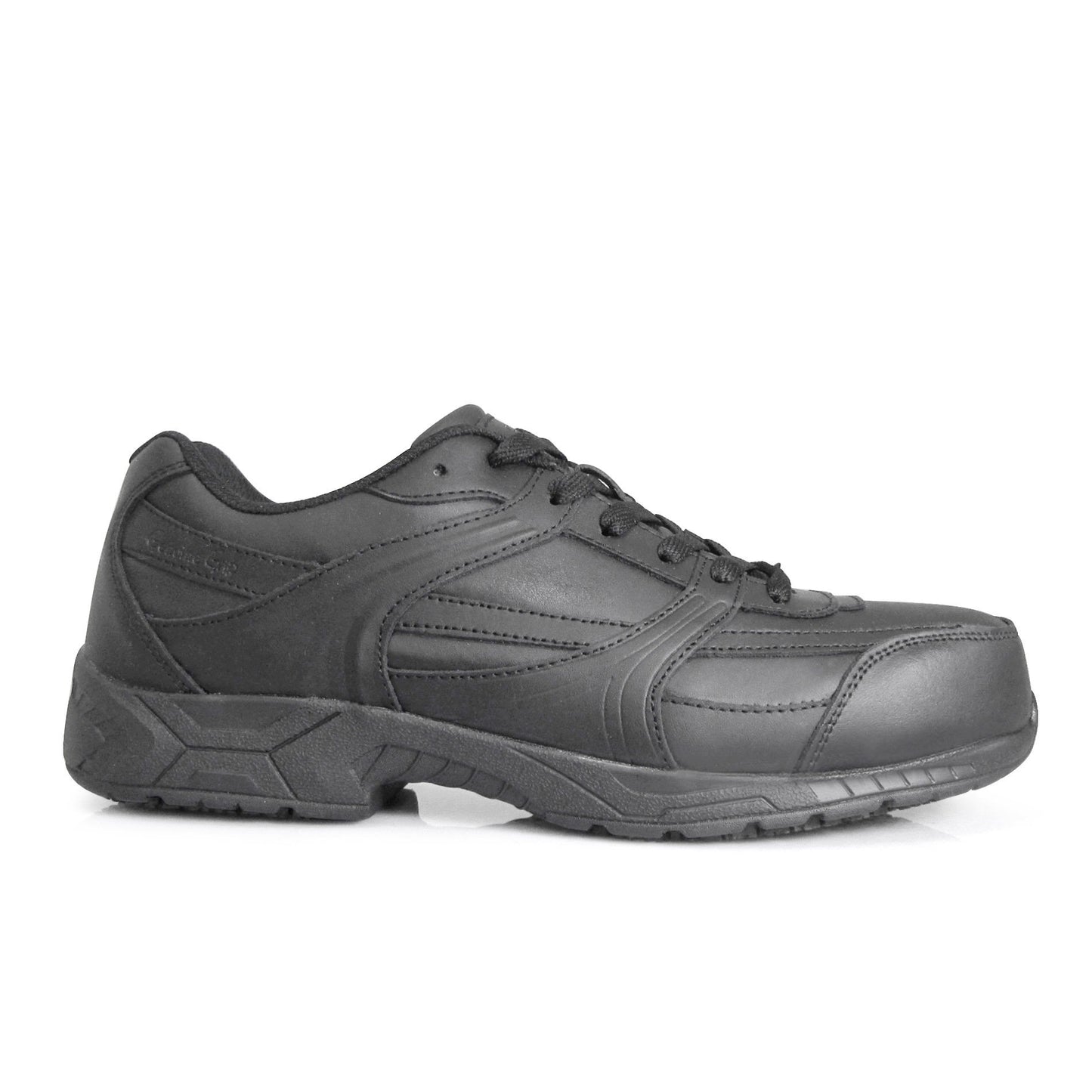 Jogger Slip Resistant Safety Toe::Black