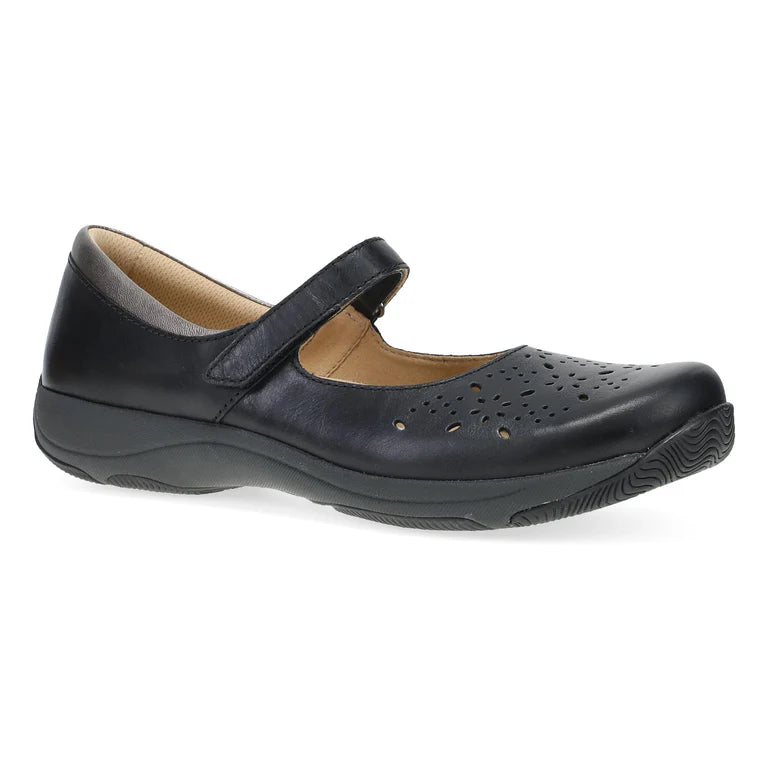 Dansko Women's Stacy Waxy Burnished Black 42 M