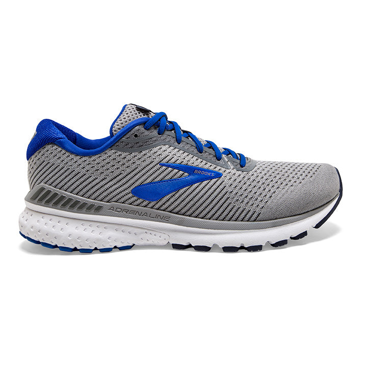 Brooks Men s Adrenaline GTS 20 Grey Blue Navy Pilcher s Shoes