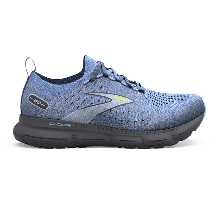 Men's Brooks Glycerin StealthFit 20 Light Blue/Nine Iron Men's Brooks Glycerin StealthFit 20 Light Blue/Nine Iron