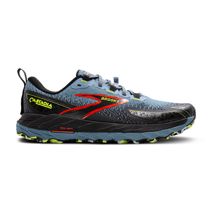 Men's Sample Cascadia 18::Citadel/Ebony/Lime