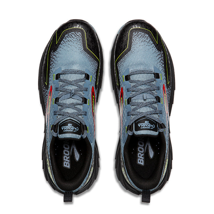 Men's Sample Cascadia 18::Citadel/Ebony/Lime
