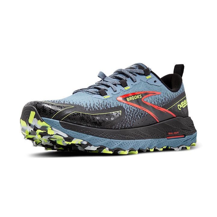 Men's Sample Cascadia 18::Citadel/Ebony/Lime