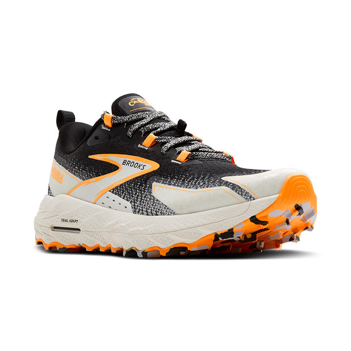 Men's Sample Cascadia 18::Black/Blue Wash/Orange