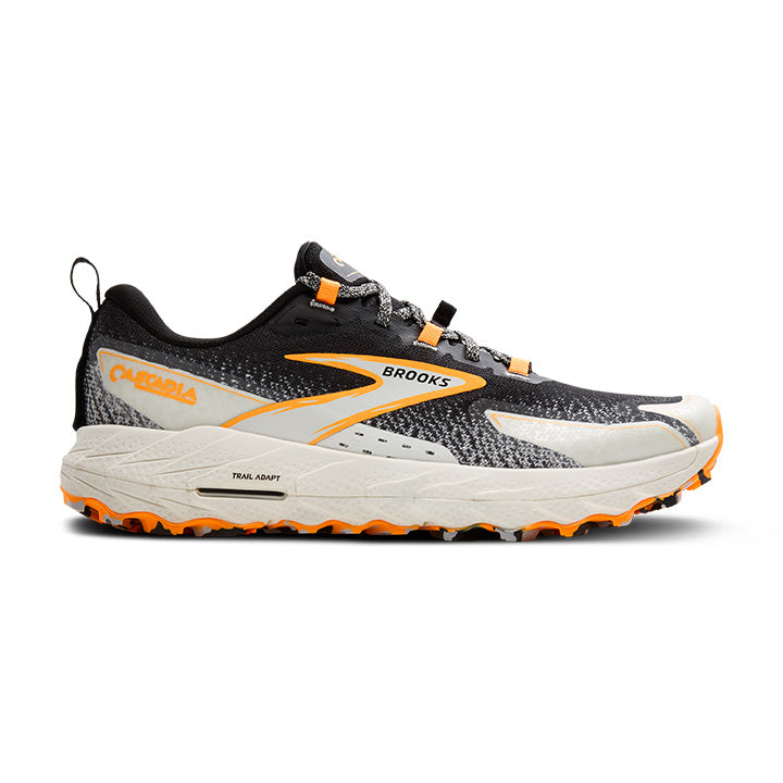 Men's Sample Cascadia 18::Black/Blue Wash/Orange