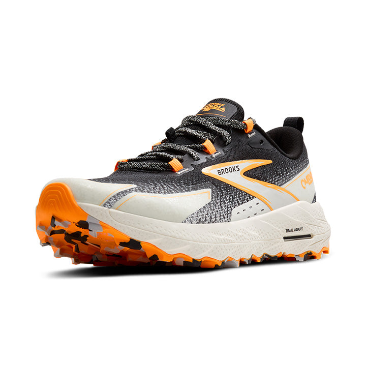 Men's Sample Cascadia 18::Black/Blue Wash/Orange