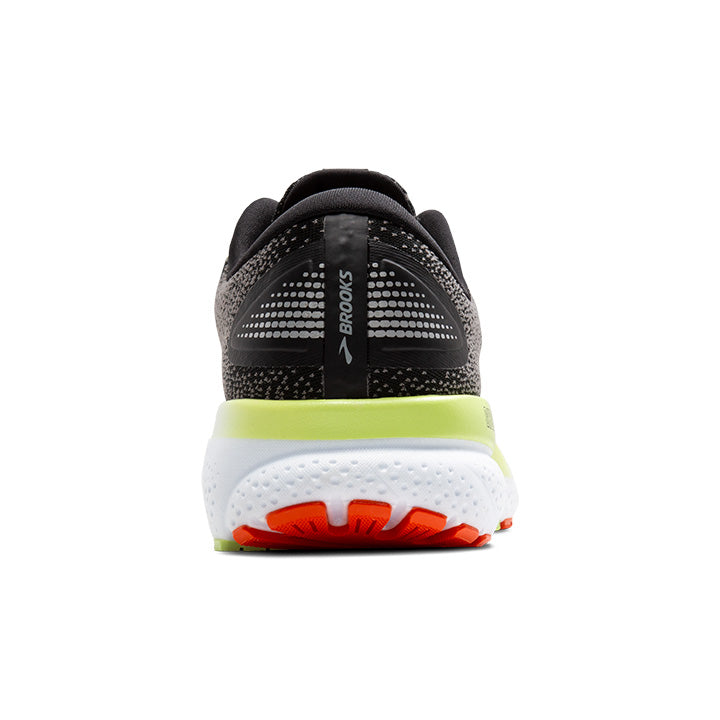 Men's Sample Ghost 16 GTX::Black/Mandarin Red/Green