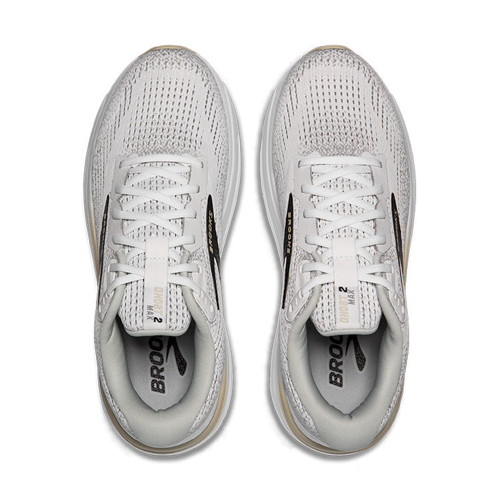 Men's Sample Ghost Max 2::Bright White/Double Cream/Pink