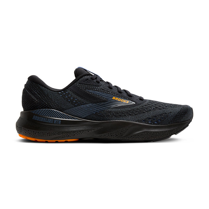 Men's Sample Adrenaline GTS 24::Black/Country Blue/Orange
