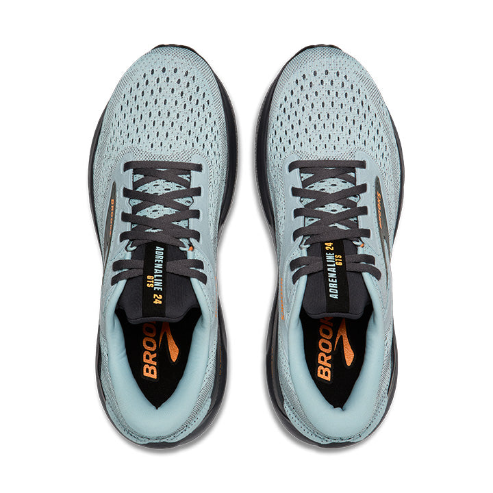 Men's Sample Adrenaline GTS 24::Winter Sky/Ebony/Orange