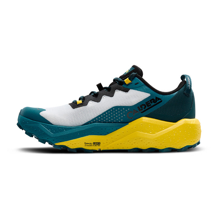 Men's Sample Caldera 8::Bit of Blue/Quince/Celestial