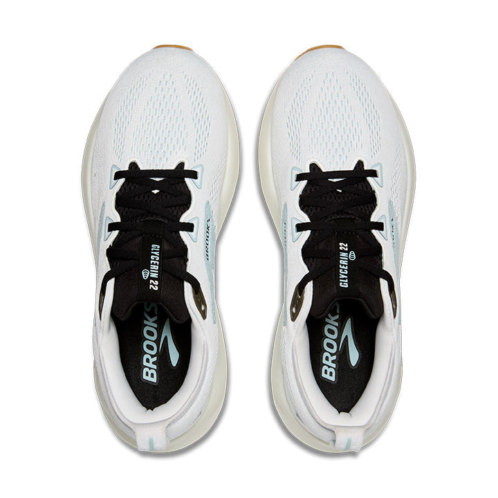 Men's Sample Glycerin 22::Bright White/Winter Sky/Black