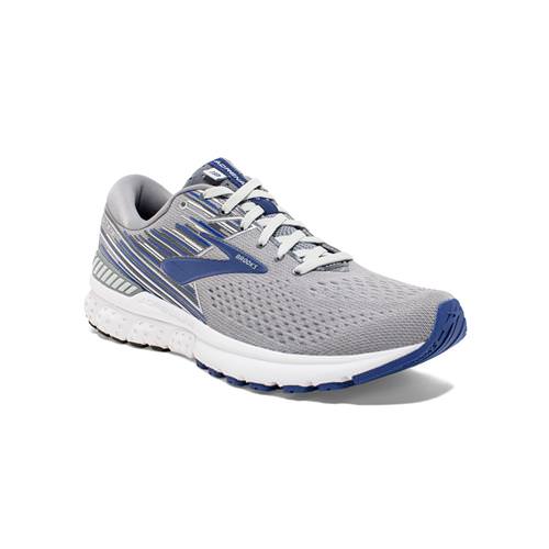 Brooks GTS 19 Gray and Blue Men\'s Athletic Shoes Brooks Glycerin GTS 19 Running Shoes Sneakers Grey Blue  main image 3