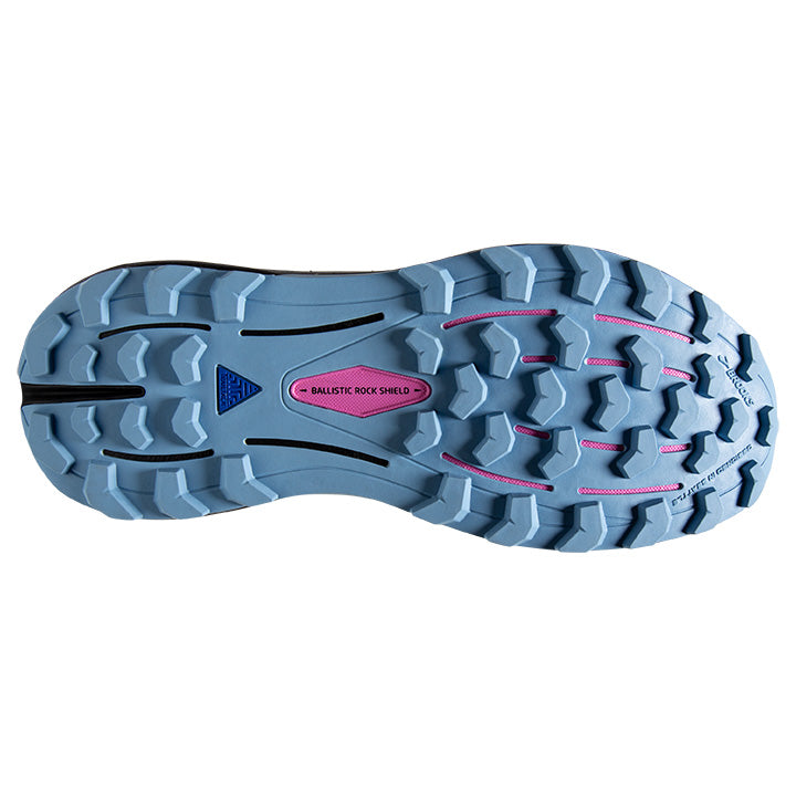 Women's Sample Cascadia 16::Blue/Black/Yellow