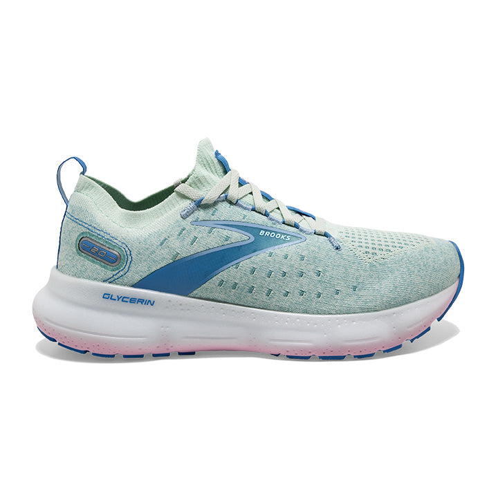 Women's Sample Brooks Glycerin StealthFit 20 Blue Glass/Marina