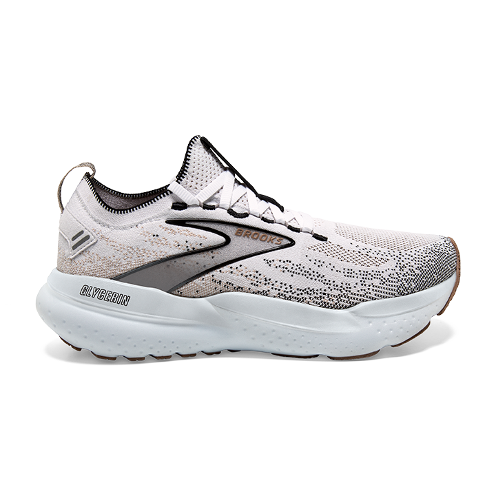Brooks Women's Glycerin StealthFit 21 White/Grey/Black – Pilcher's