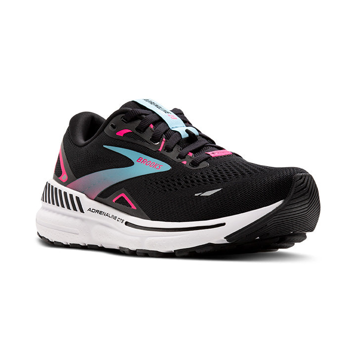 Women's Sample Adrenaline GTS 23 GTX::Black/Knockout Pink/Aqua