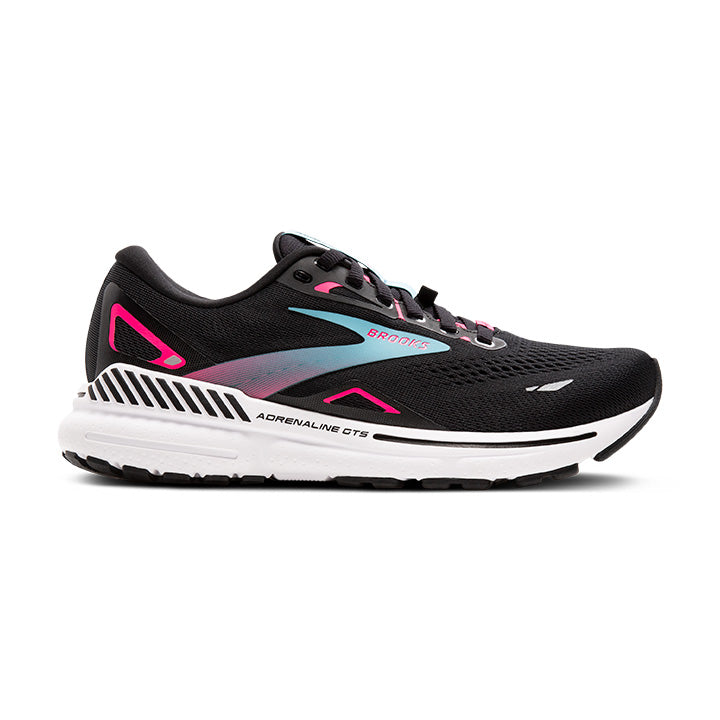 Women's Sample Adrenaline GTS 23 GTX::Black/Knockout Pink/Aqua