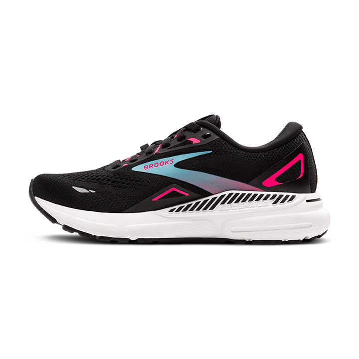 Women's Sample Adrenaline GTS 23 GTX::Black/Knockout Pink/Aqua