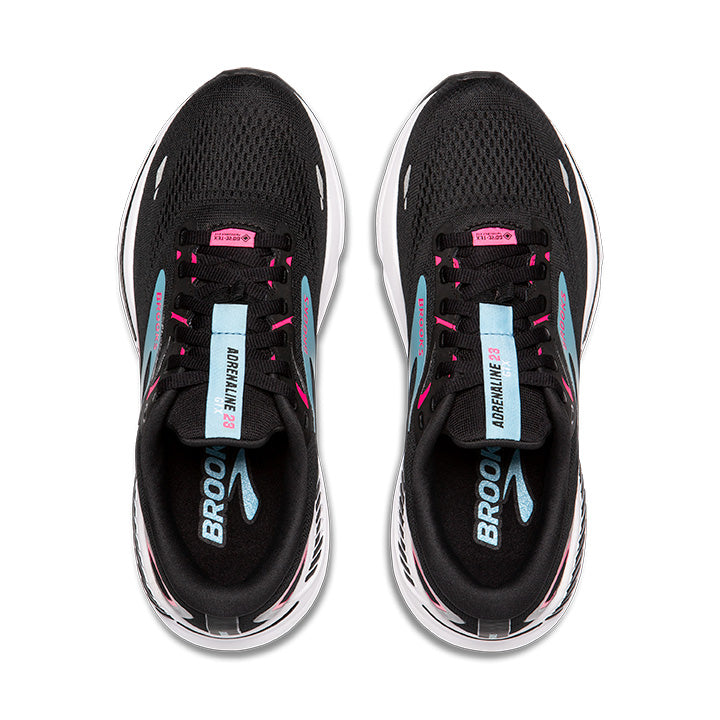 Women's Sample Adrenaline GTS 23 GTX::Black/Knockout Pink/Aqua