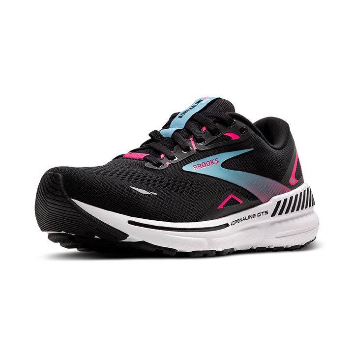 Women's Sample Adrenaline GTS 23 GTX::Black/Knockout Pink/Aqua