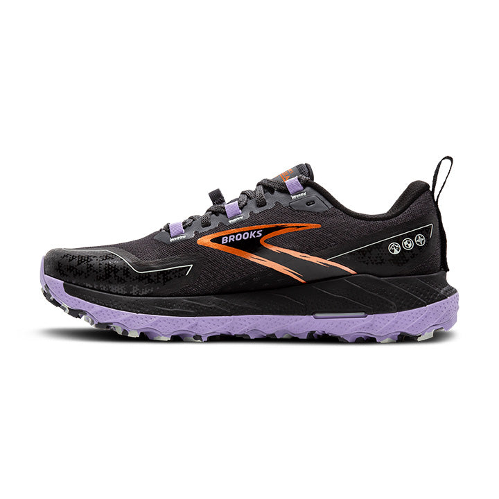 Women's Sample Cascadia 18::Ebony/Sweet Lavender/Copper