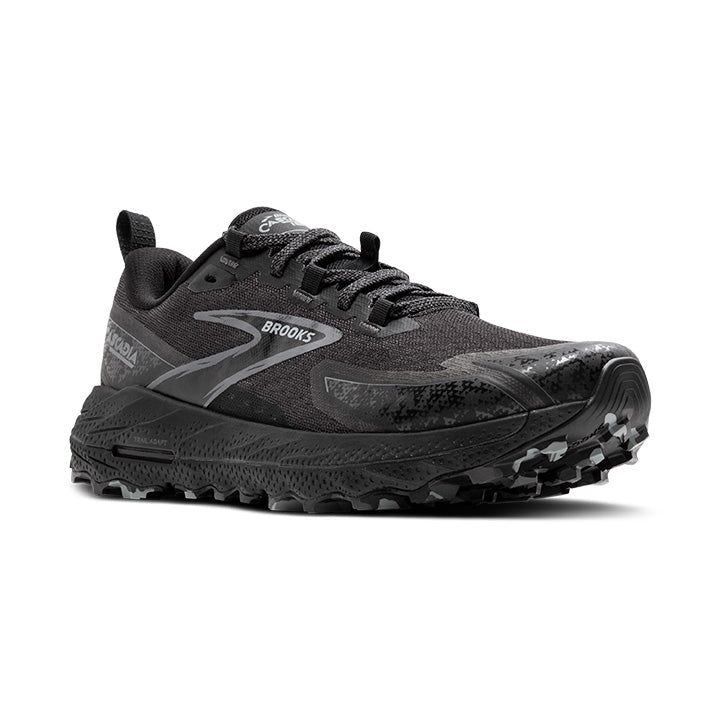 Women's Sample Cascadia 18::Black/Blackened Pearl/Grey