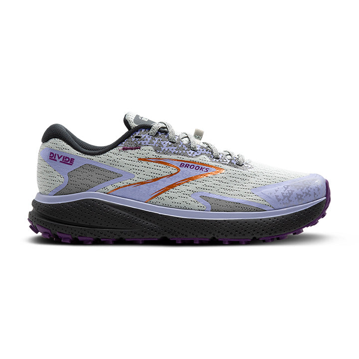 Women's Sample Divide 5::Mercury/Ebony/Sweet Lavender