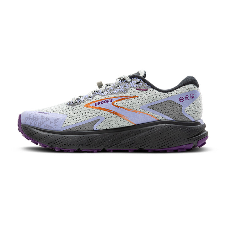 Women's Sample Divide 5::Mercury/Ebony/Sweet Lavender