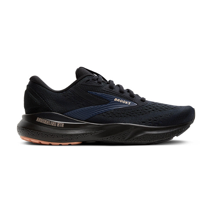 Women's Sample Adrenaline GTS 24::Black/Peacoat/Peach