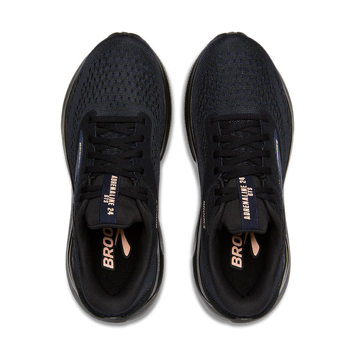 Women's Sample Adrenaline GTS 24::Black/Peacoat/Peach