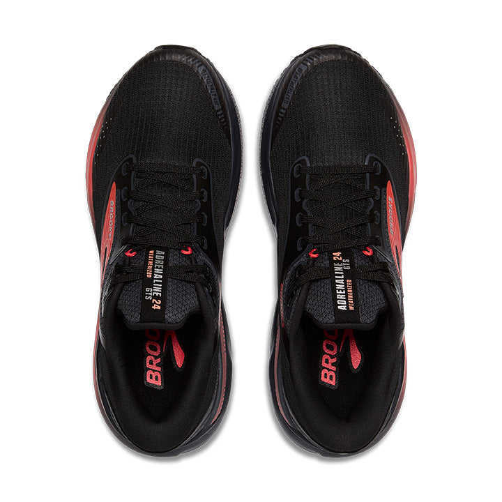 Women's Sample Adrenaline GTS 24 Weatherized::Black/Ebony/Hot Coral