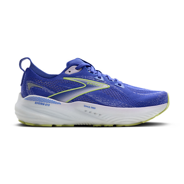 Women's Sample Glycerin GTS 22::Amparo Blue/Hyper Iris/Yellow