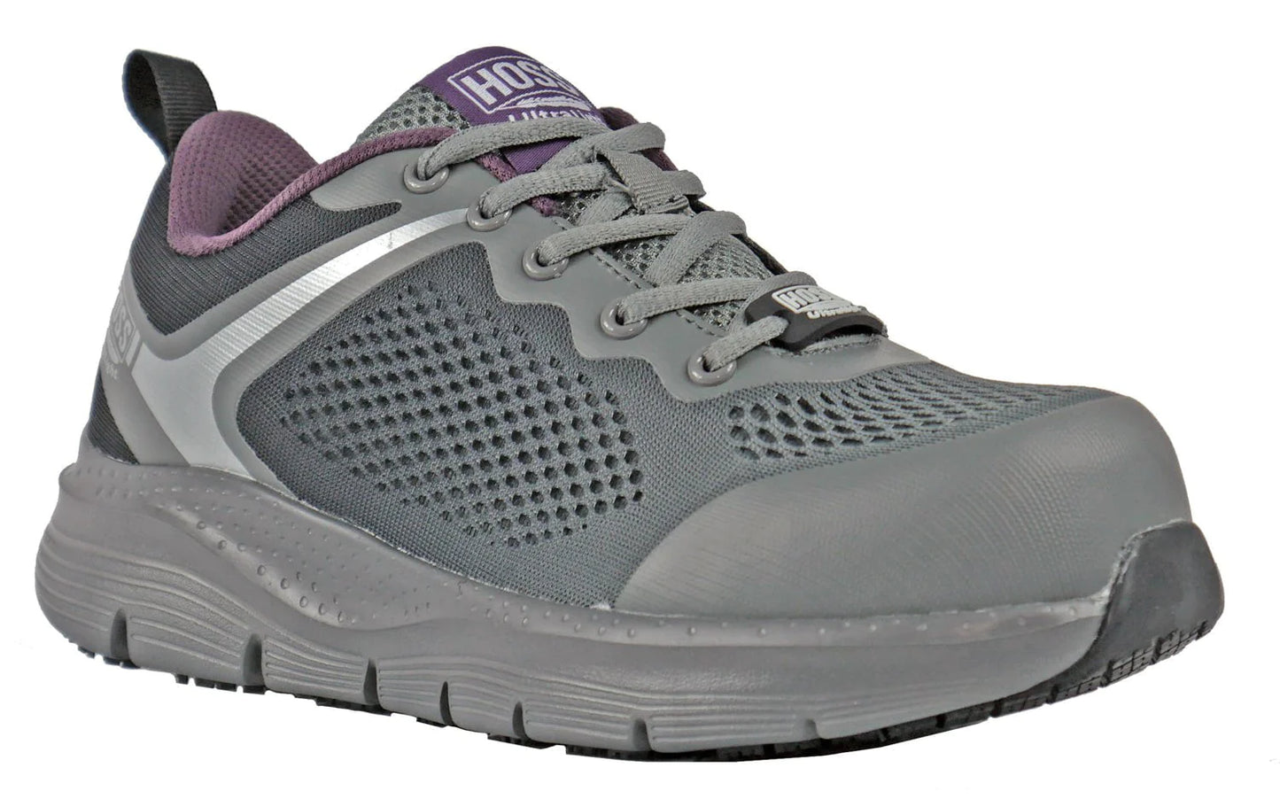 Mesh Alto Safety Shoe::Grey/Violet