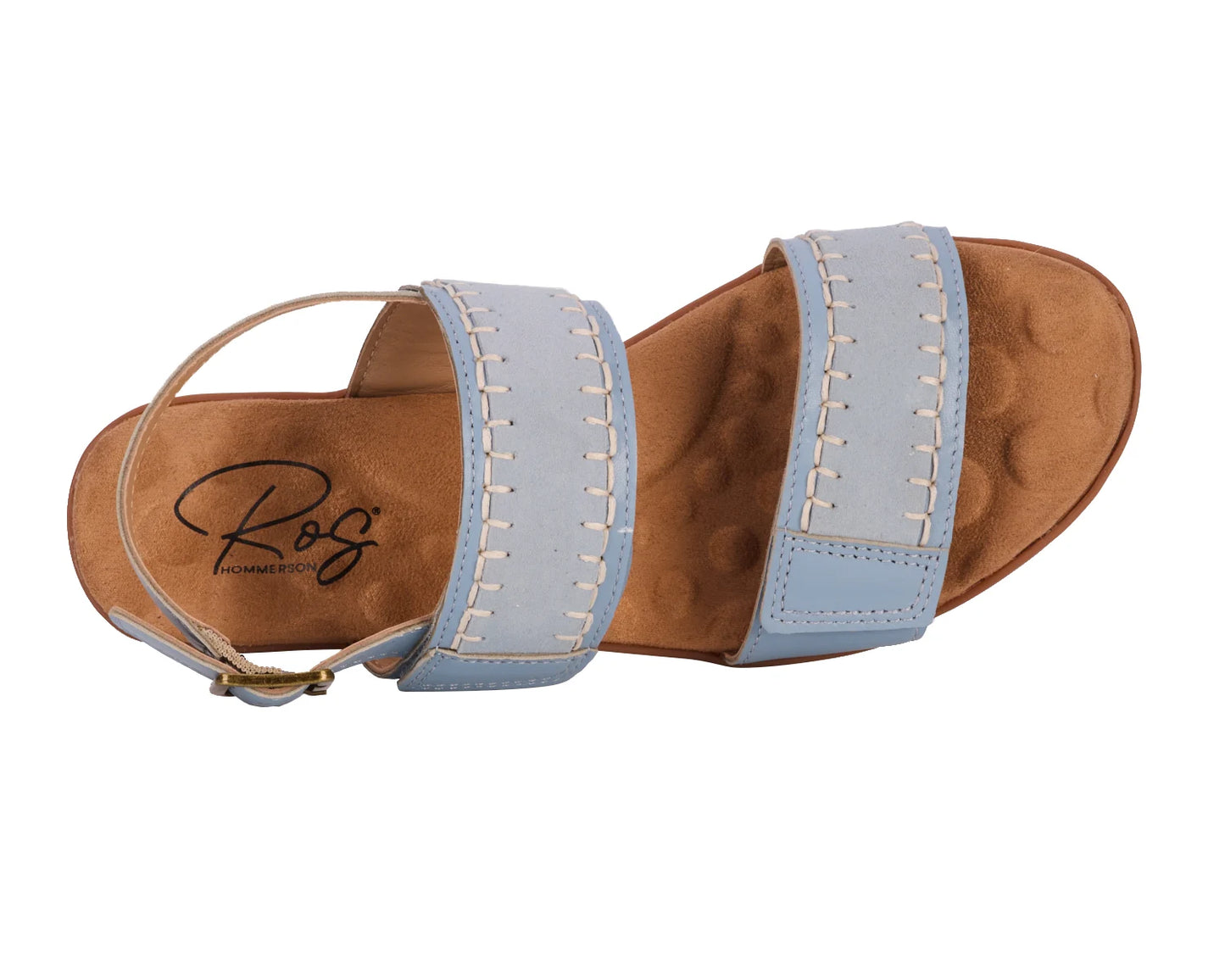 Kateri::Faded Denim Leather/Suede