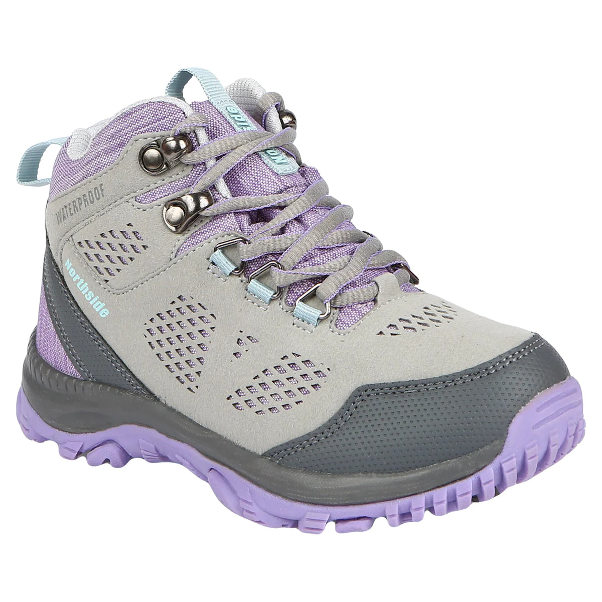 Benton Mid Waterproof::Gray/Lilac