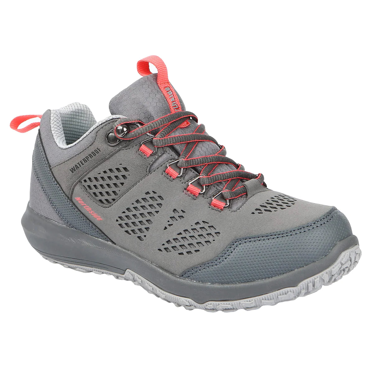 Benton Waterproof::Gray/Coral