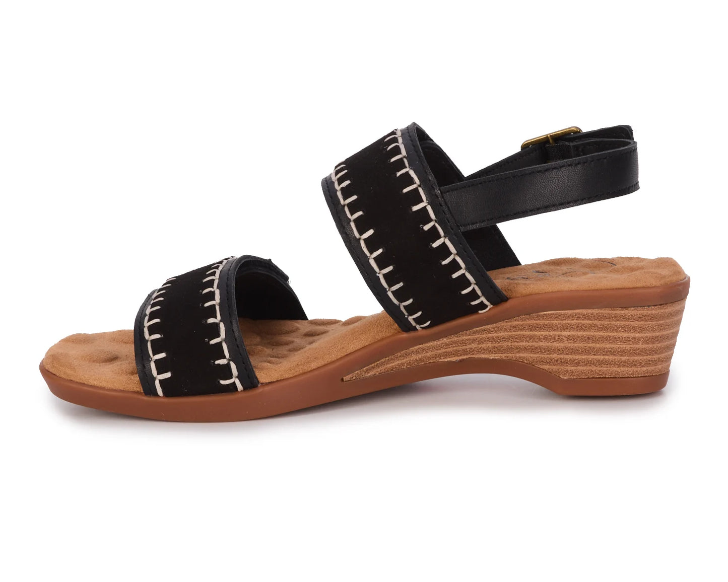 Kateri::Black Leather/Suede