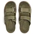 Cove Leather Slide::Dark Moss