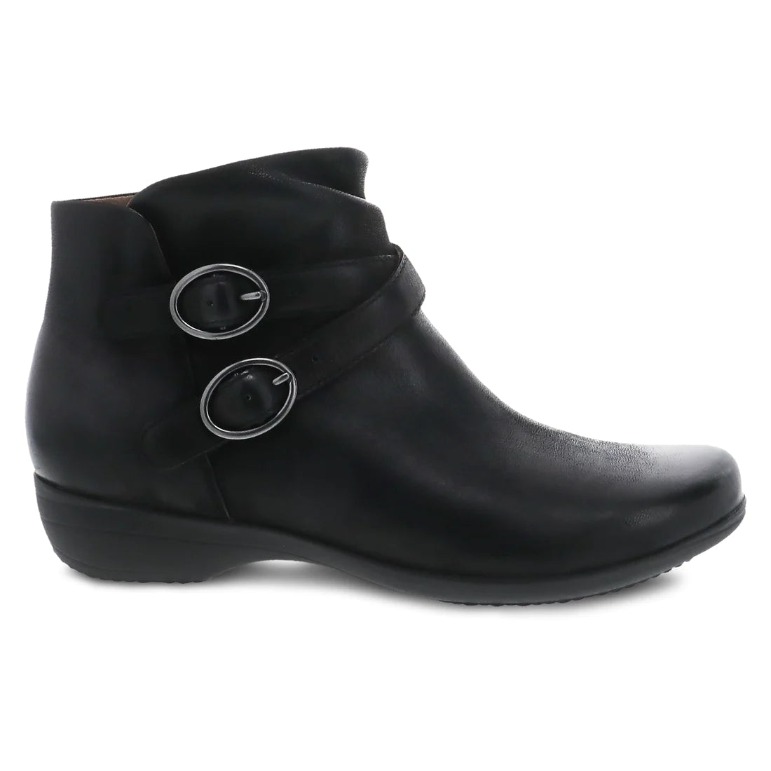 Faithe::Black Burnished Nubuck