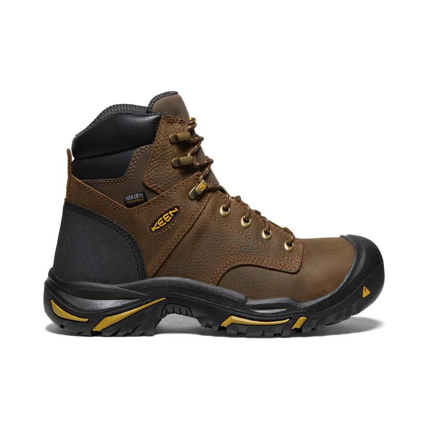 Mt Vernon 6" Waterproof Boot Soft Toe::Cascade Brown