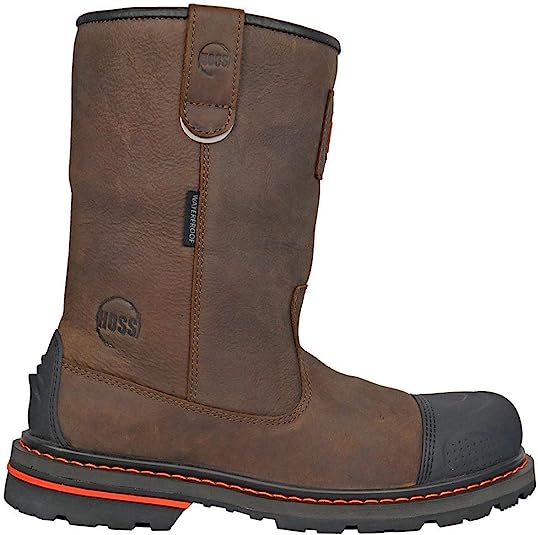 Cartwright II Wellington Safety Toe::Brown