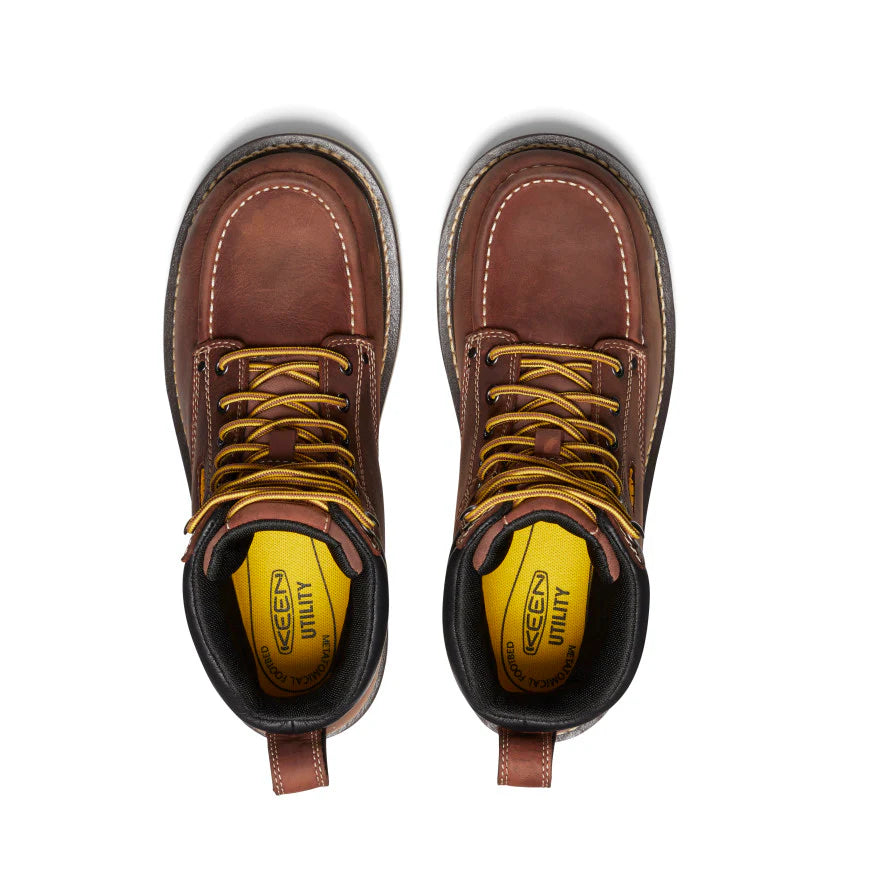 Cincinnati 6" Waterproof Soft Toe::Tuscan Red/Sandshell