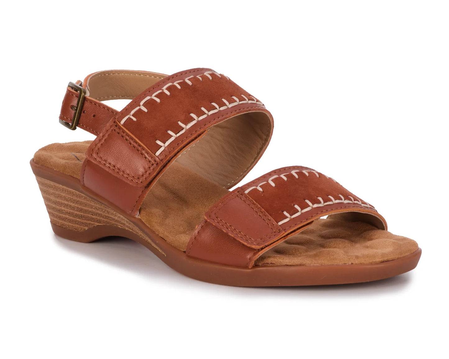 Kateri::Luggage Ginger Leather/Suede